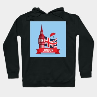 Blue London Hoodie